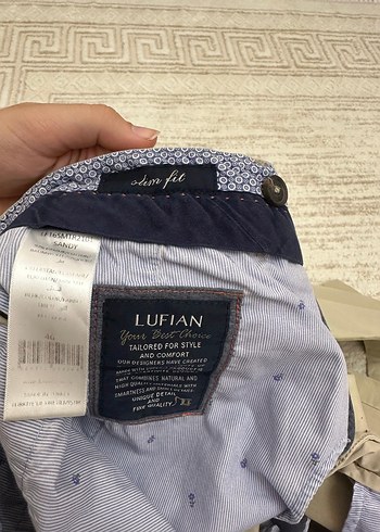 Lufian Bej Silim Fit Erkek Pantolon - Görsel 6