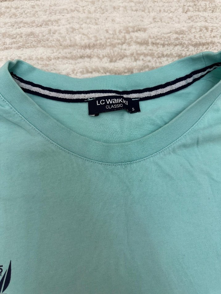 Turkuaz Baskılı Pamuklu Erkek Atlet - Görsel 2