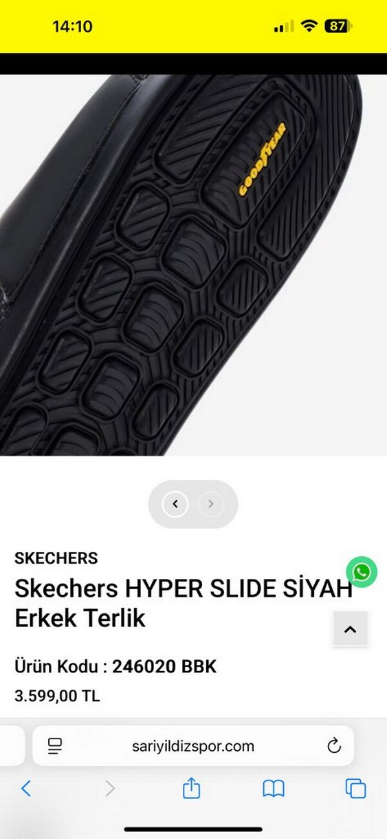Skechers Siyah Erkek Terlik - Görsel 2