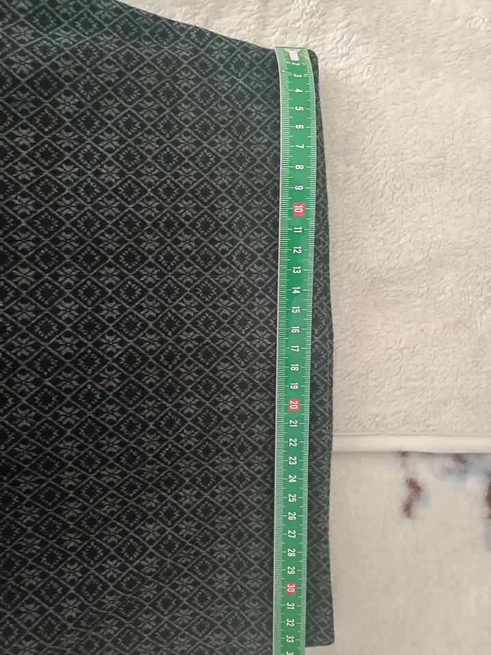 Gri Pilili Midi Kalem Etek - Görsel 3