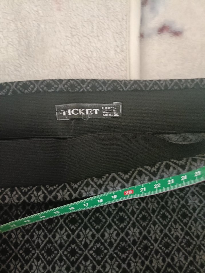 Gri Pilili Midi Kalem Etek - Görsel 4