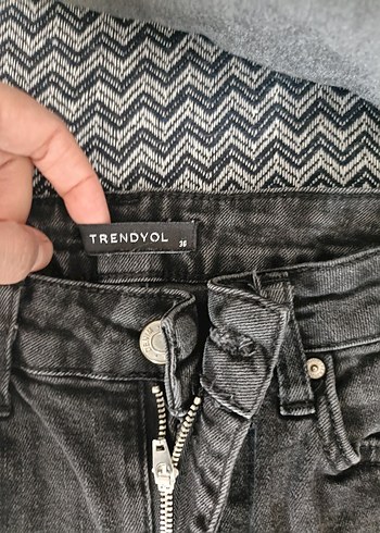 Gri Denim Kadın Kot Pantolon - Görsel 2