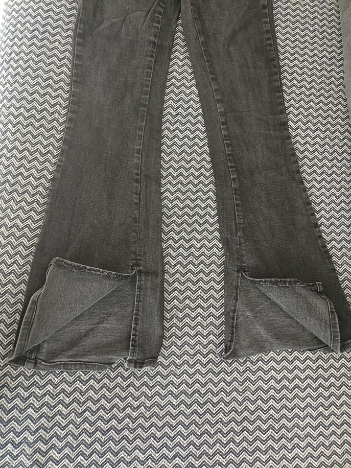 Gri Denim Kadın Kot Pantolon - Görsel 3