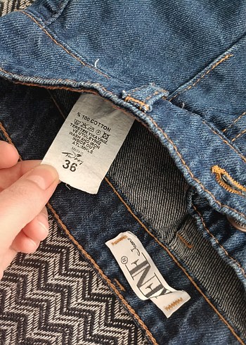 Kadın Mavi Denim Regular Fit Midi Pantolon - Görsel 2