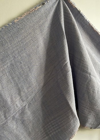 Kahverengi Gri Ekose Desenli Şal/Atkı Uzun - Görsel 2