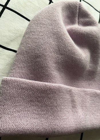 Lila Örgü Kadın Bere - Görsel 2