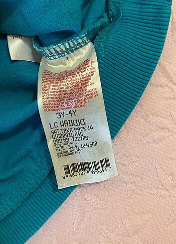 4 Yaş Beden mavi Renk Erkek cocuk sweatshirt