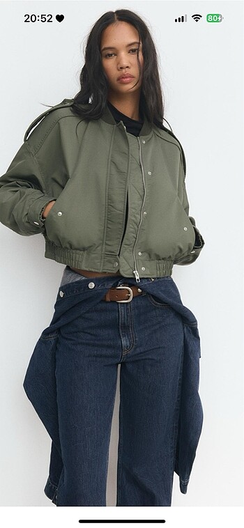 Zara Zara cepli bomber ceket