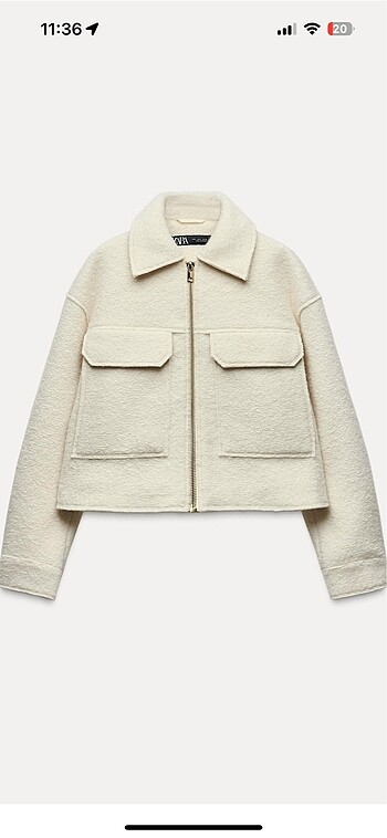 Zara bukle ceket