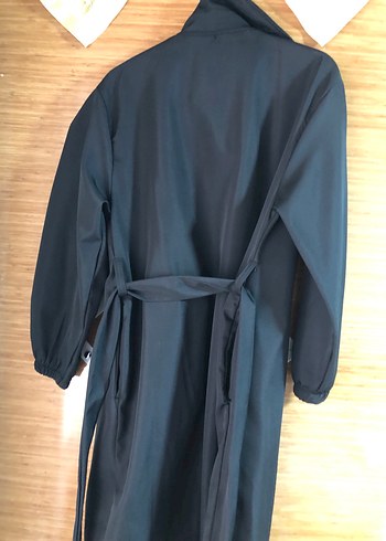Siyah Salaş Kadın Uzun Kaban - Görsel 2
