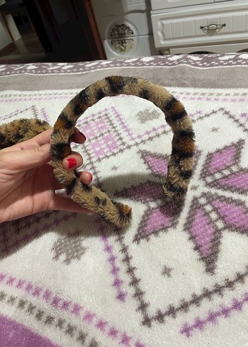 Kahverengi Leopar Desenli Kedi Aksesuar Seti - Görsel 2