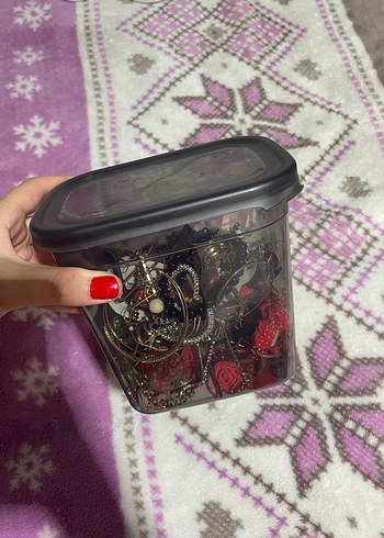 Beden pembe Renk Takı seti her çeşit