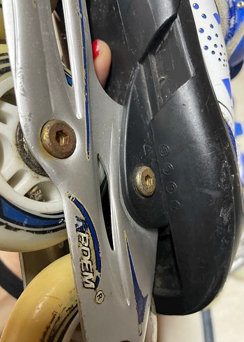 38 Beden mavi Renk Mavi Bağcıklı Erkek Spor Paten