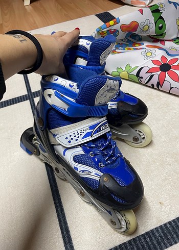 Mavi Bağcıklı Erkek Spor Paten