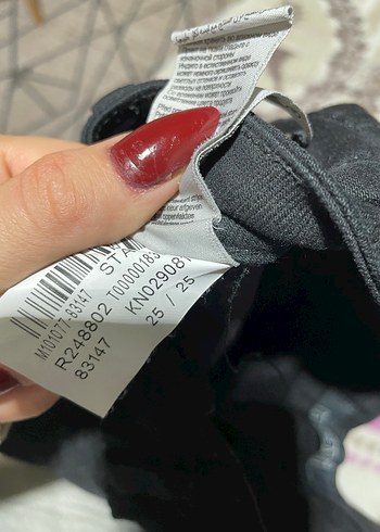 m Beden Siyah Kadın Regular Fit Midi Jean