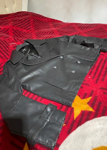 Kadın  Deri Mini Ceket - Görsel 4