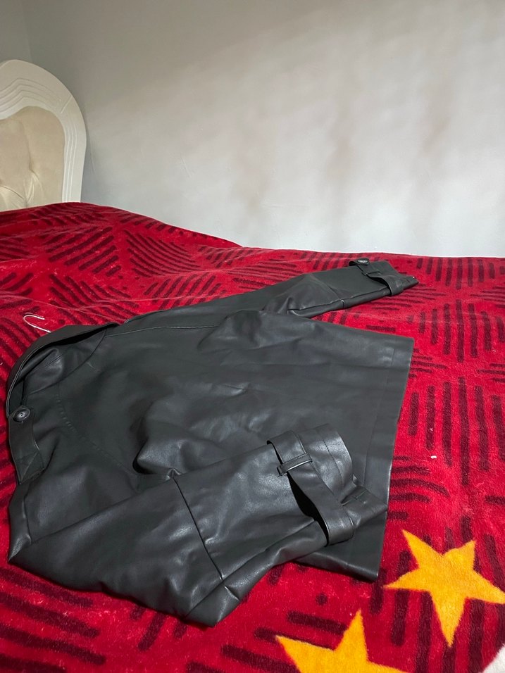 Kadın  Deri Mini Ceket - Görsel 2