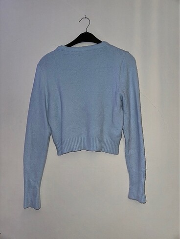 Defacto Bebek Mavisi Crop Kazak