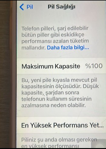İphone 6s Gold 64 GB %100 pil sağlığı - Görsel 3