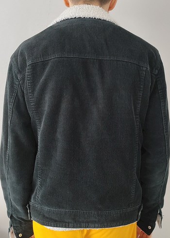 Bershka Siyah Erkek Midi Ceket - Görsel 3