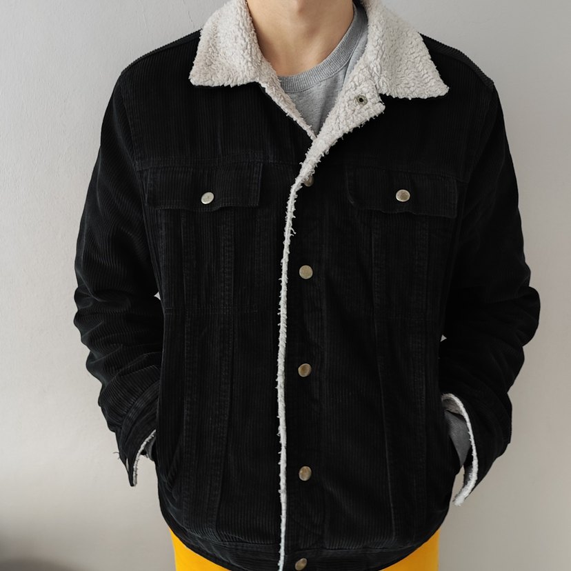 Bershka Siyah Erkek Midi Ceket - Görsel 2