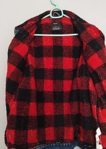 Bershka Düğmeli Mavi Denim Ceket - Görsel 6