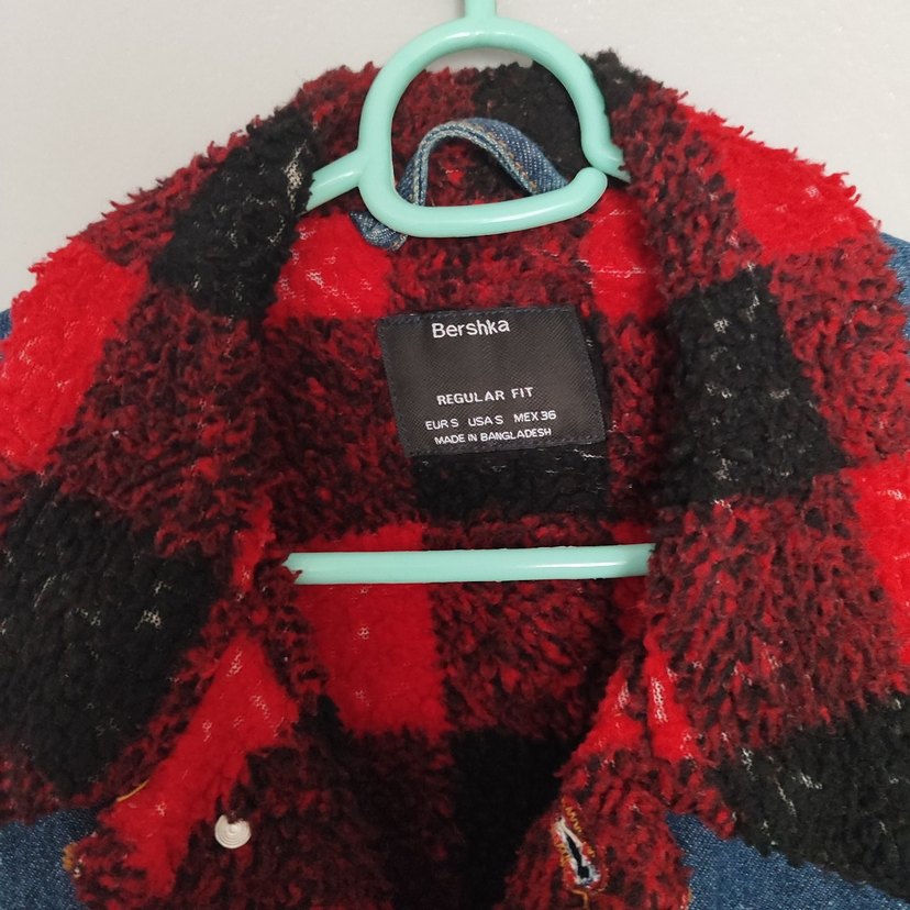 Bershka Düğmeli Mavi Denim Ceket - Görsel 5