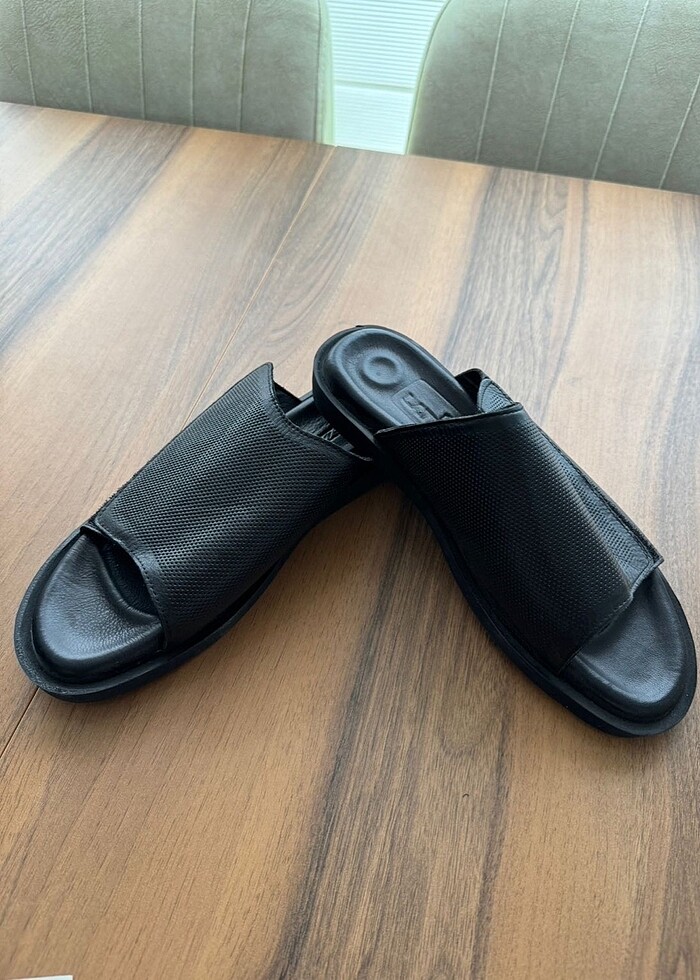 Deri Erkek Terlik - Görsel 3