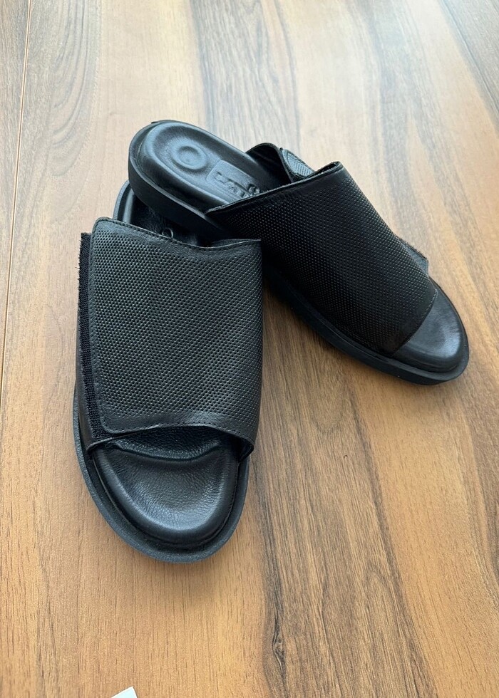 Deri Erkek Terlik - Görsel 2