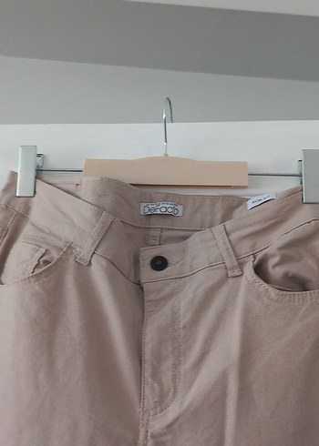 Bej Keten erkek Pantolon - Görsel 2