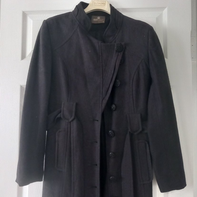 Siyah Uzun Kaban - Görsel 4