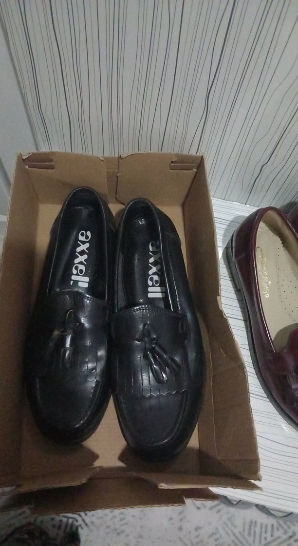 Siyah Püsküllü Erkek Çocuk Loafer Ayakkabı - Görsel 2