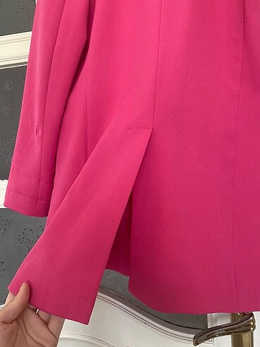 l Beden pembe Renk Pembe blazer ceket