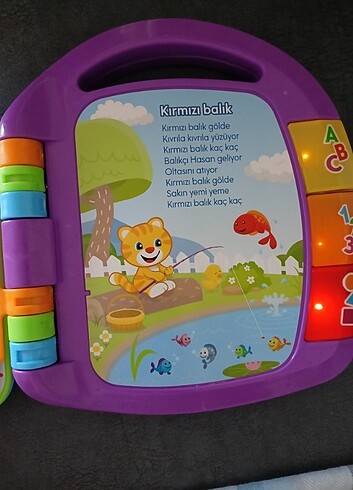 Beden Renk Fisher price eğitici hikaye kitabı