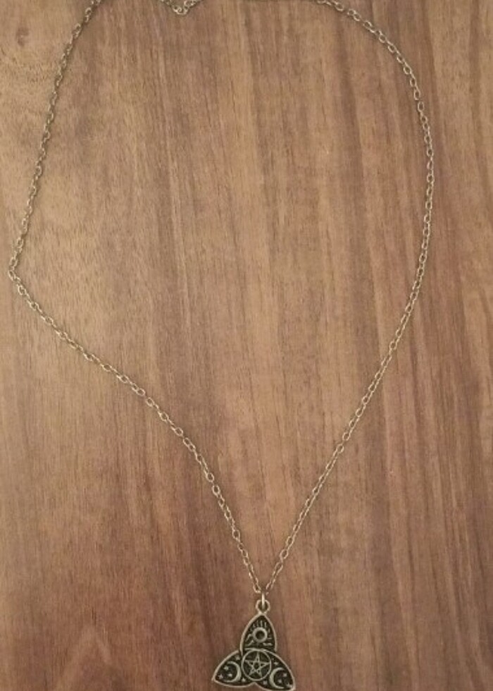 Gotik Pentagram kolye - Görsel 3