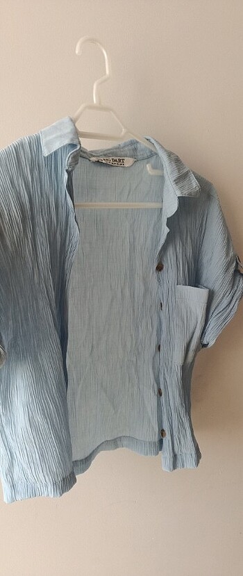 Crop gömlek bluz - Görsel 7