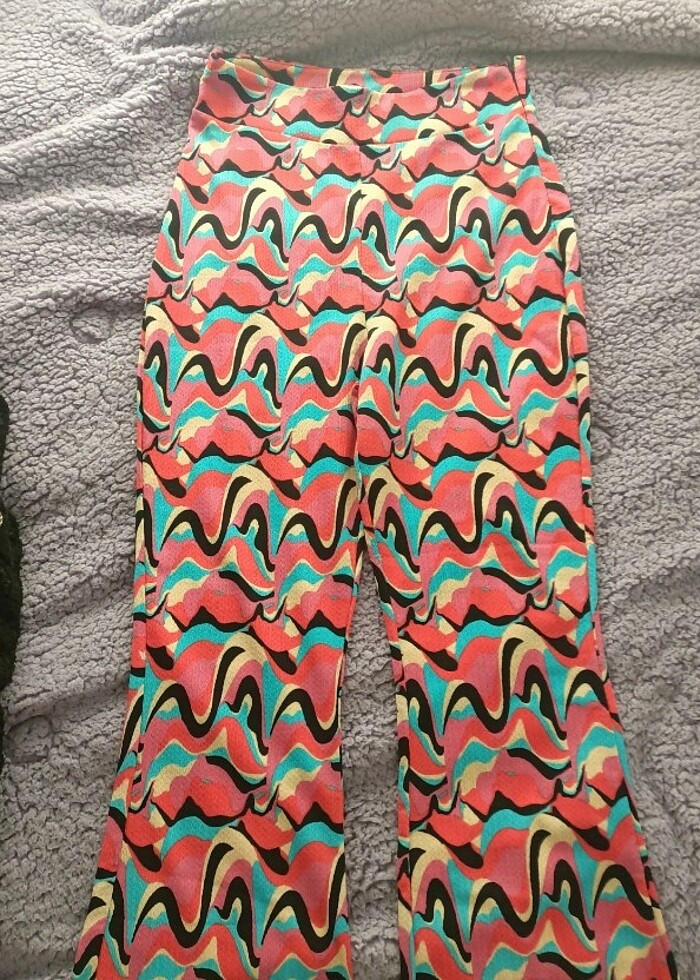 İspanyol paça pantolon - Görsel 3