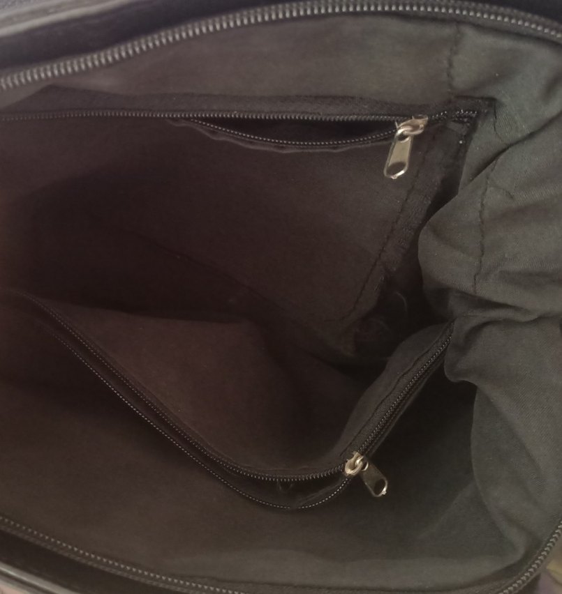 Klasik, Siyah, Taş Detaylı, Gotik, İçi Geniş Deri Vintage Çanta - Görsel 4