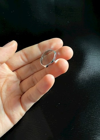 Minimalist gümüş Yüzük - Görsel 4