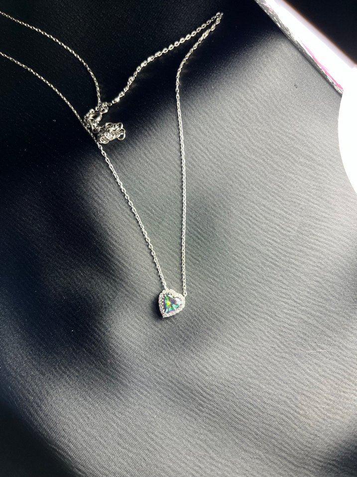 Renkli Zincir Detaylı Midi Kolye - Görsel 2