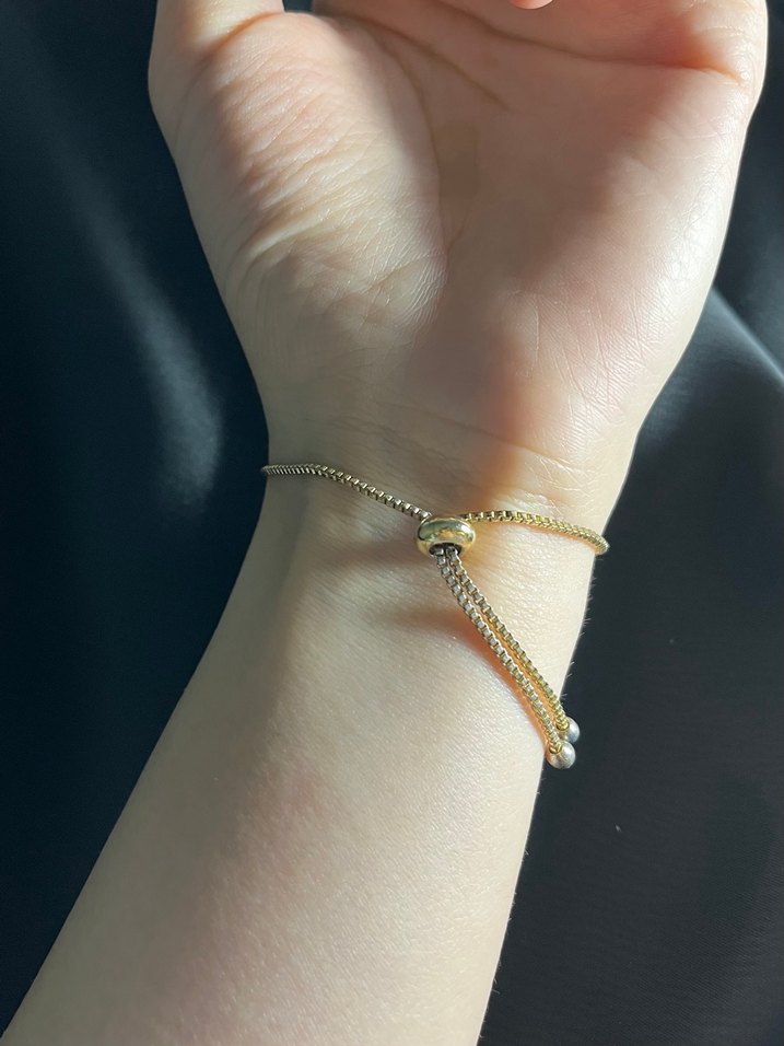 Ametist taşlı Minimalist Bileklik - Görsel 4