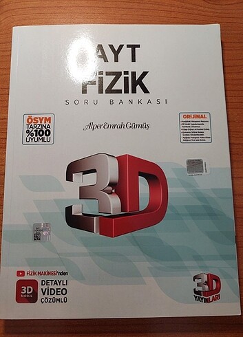 3D Yayınlar - AYT Fizik Soru Bankası 