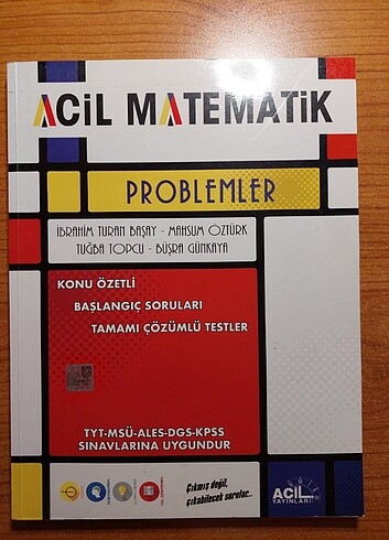 Acil Matematik Problemler