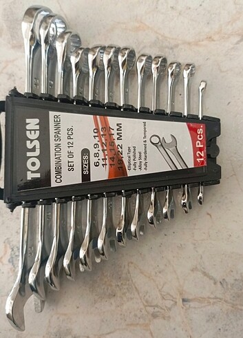Kombine anahtarları 12 PCS takımı 