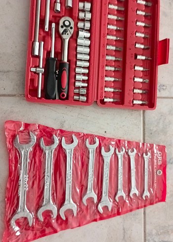 46 PCS'li lokma ve 8 pcs'li açık ağız anahtar takımı seti fiyatı