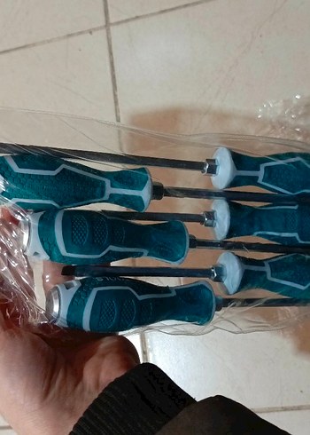 6 PCS'li darbeli tornavida takımı seti - Görsel 4