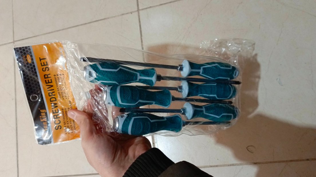 6 PCS'li darbeli tornavida takımı seti - Görsel 4