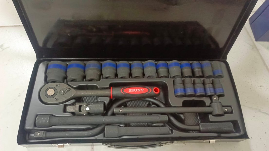 SRUNV 24 Parça 1/2" Lokma Anahtar Seti - Görsel 3