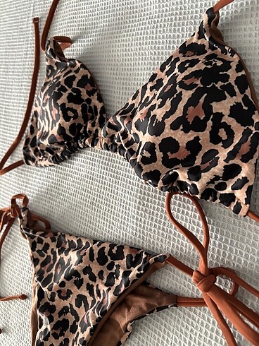 Trendyol & Milla 2 li leopar bikini takımı