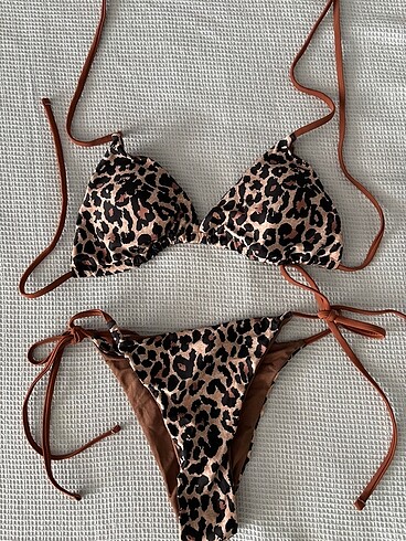 2 li leopar bikini takımı